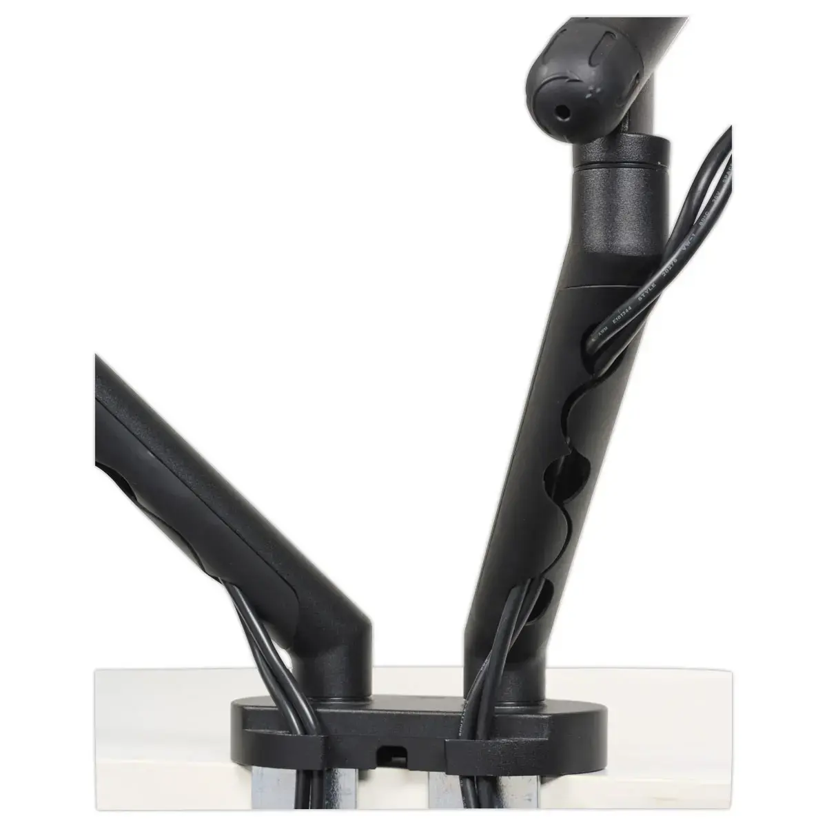 Bras porte-&eacute;cran double BE Flexible Dual - Noir 