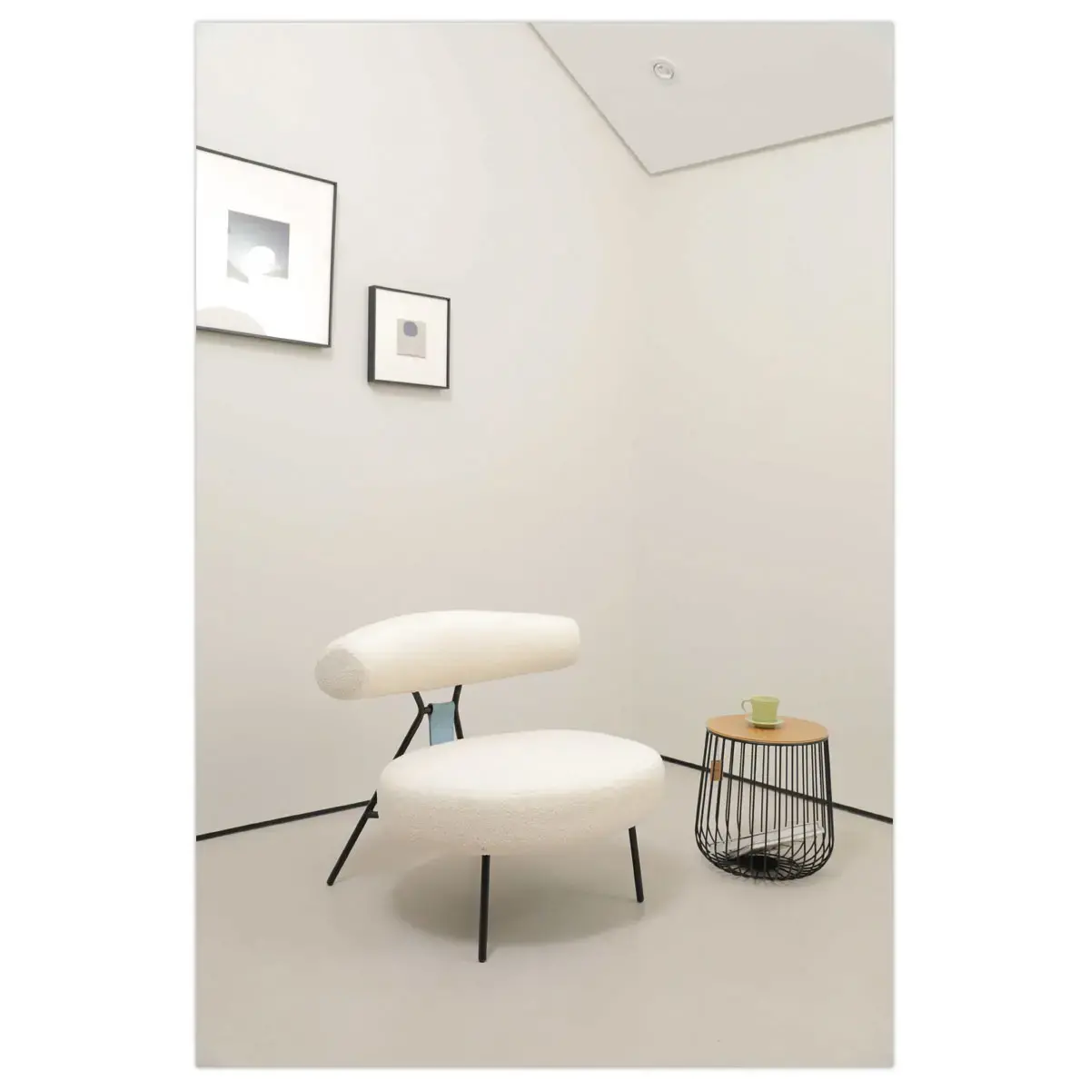 Fauteuil Teddy blanc