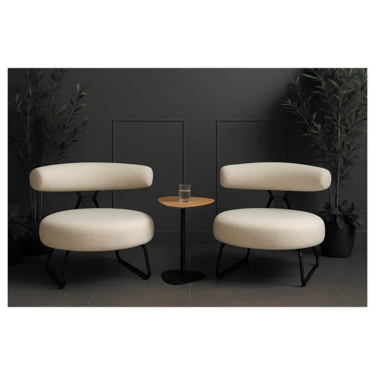 Fauteuil Teddy blanc