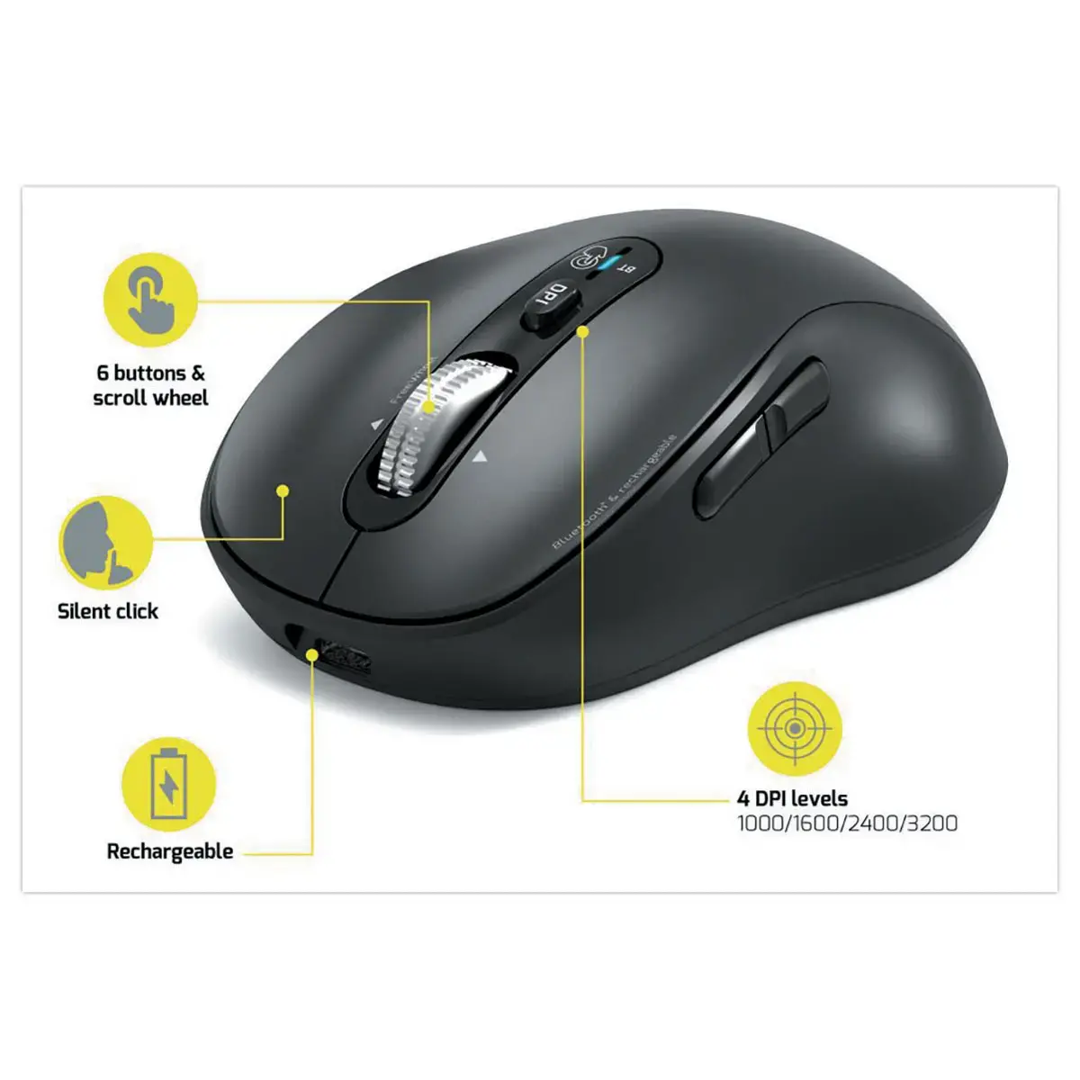 Souris sans fil Port connect