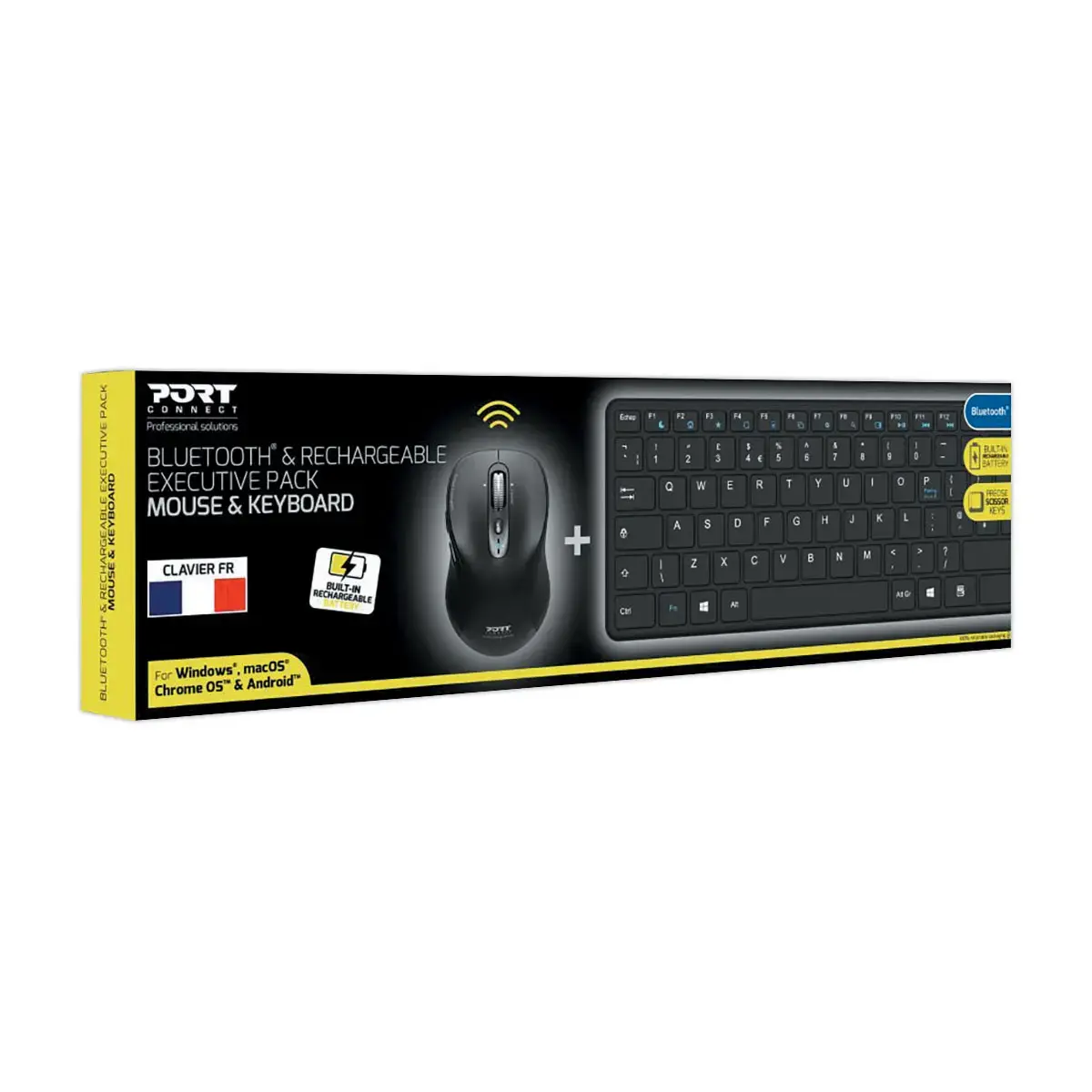 Kit clavier et souris sans fil expert Port Design 