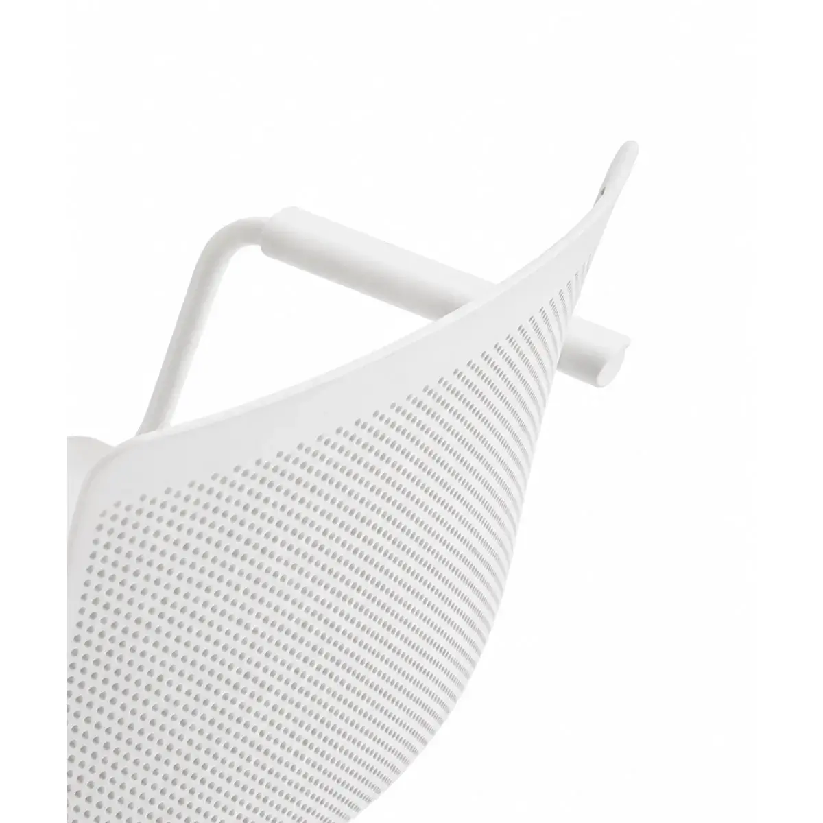 2 fauteuil 4 pieds acot polypropylene blanc