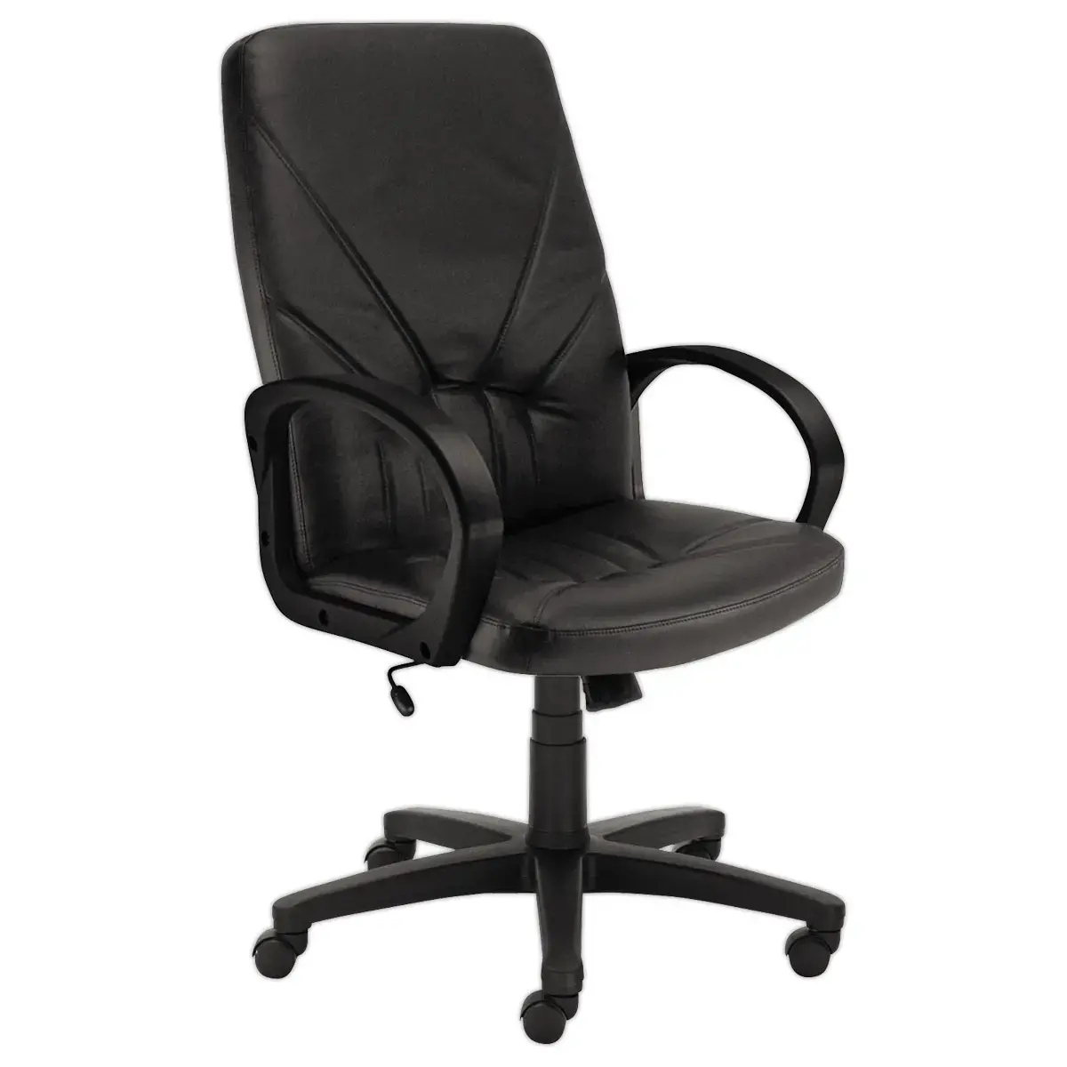 Fauteuil manager croute de cuir