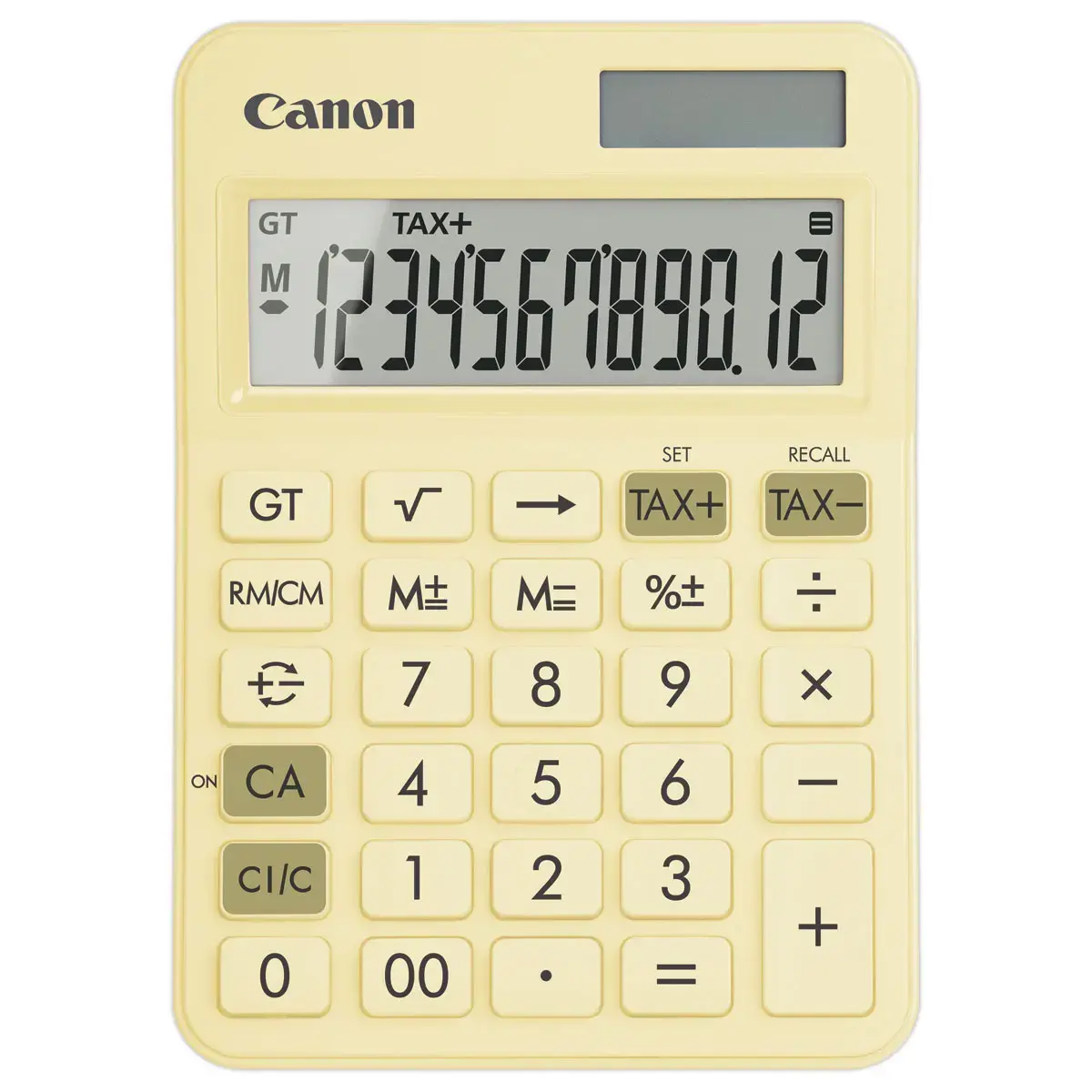 Calculatrice LS 125KB - 12 chiffres - Jaune - Canon