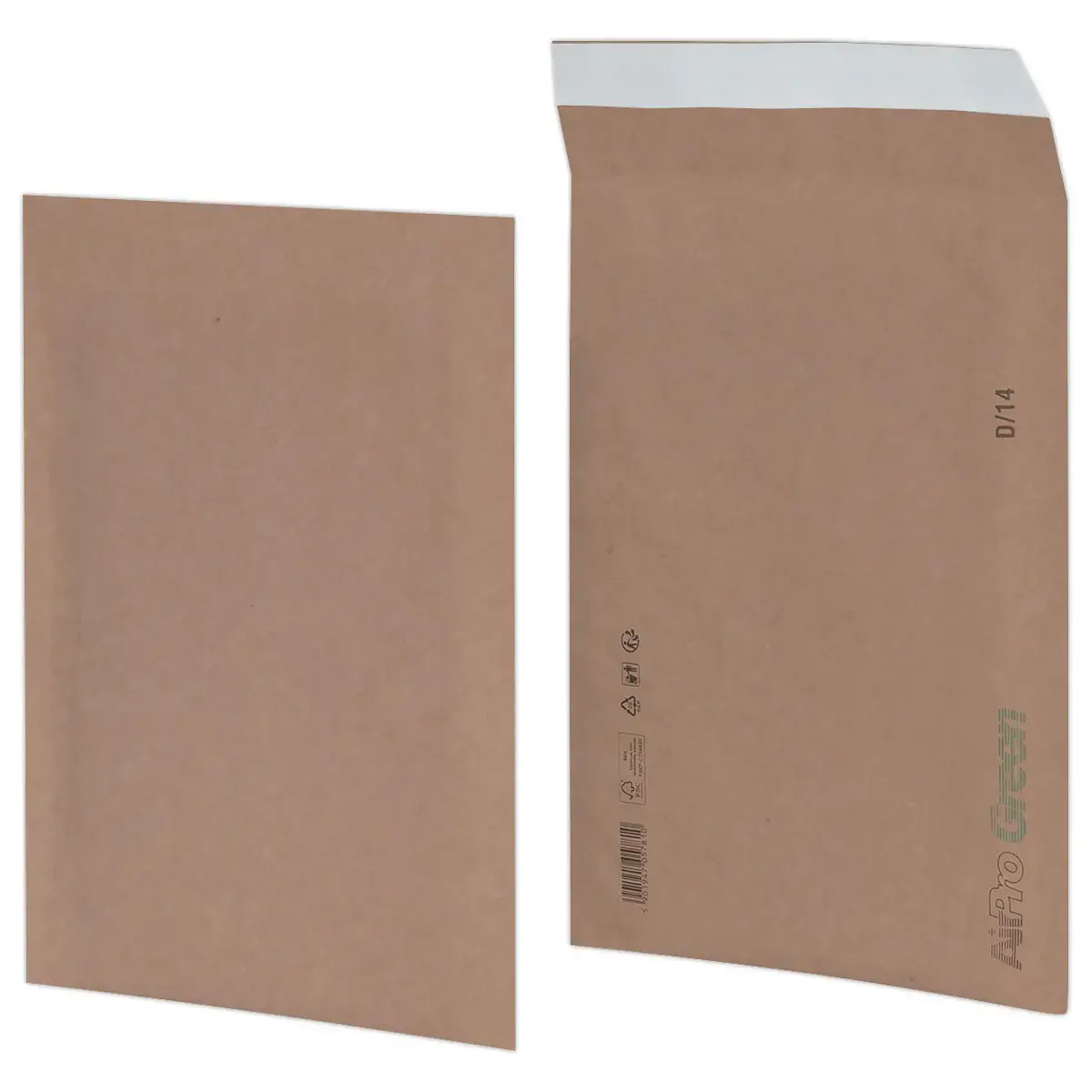 25 pochettes bulles 100% papier 180 x 265mm