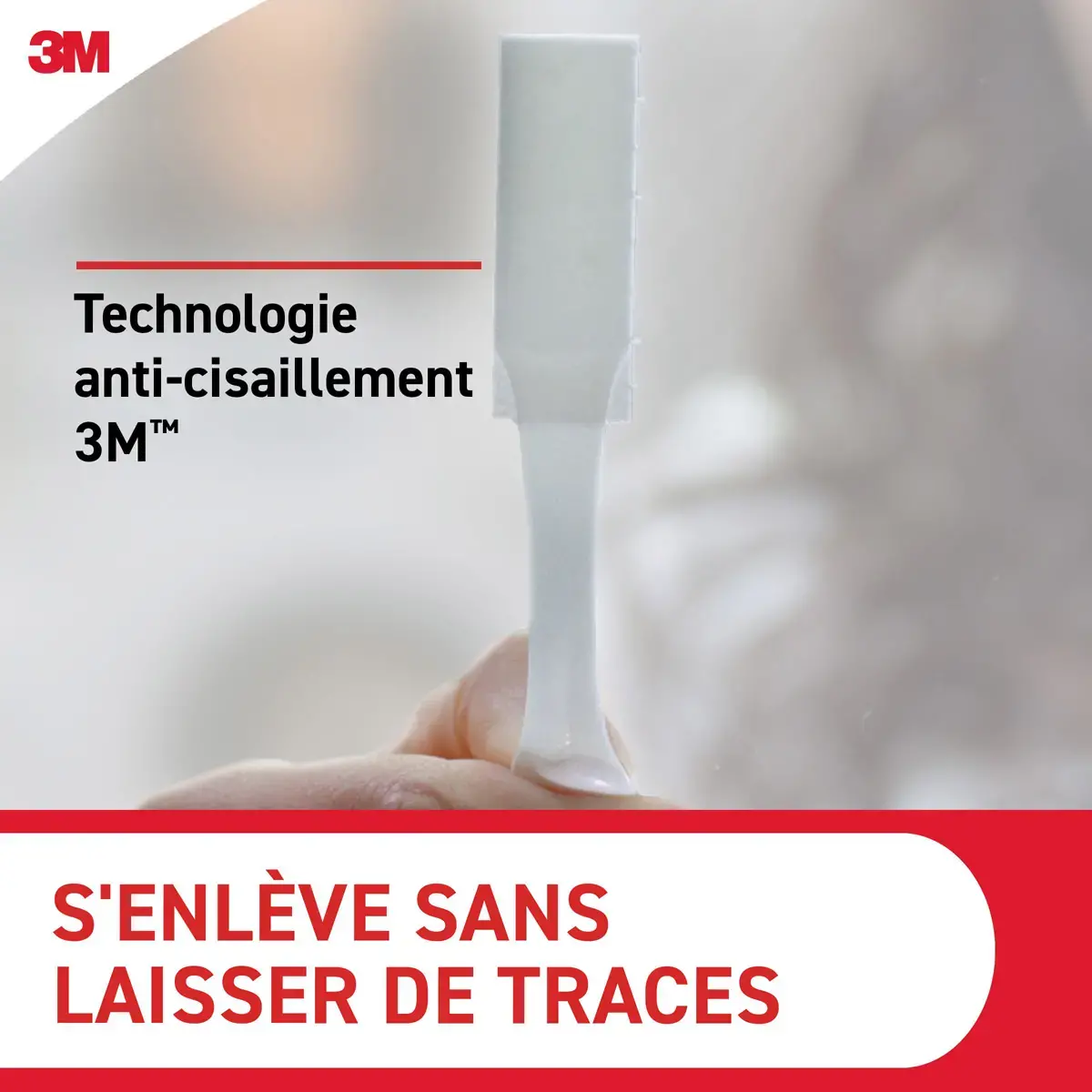 Languettes accroche-tableaux - Taille S - Blanc - Command 