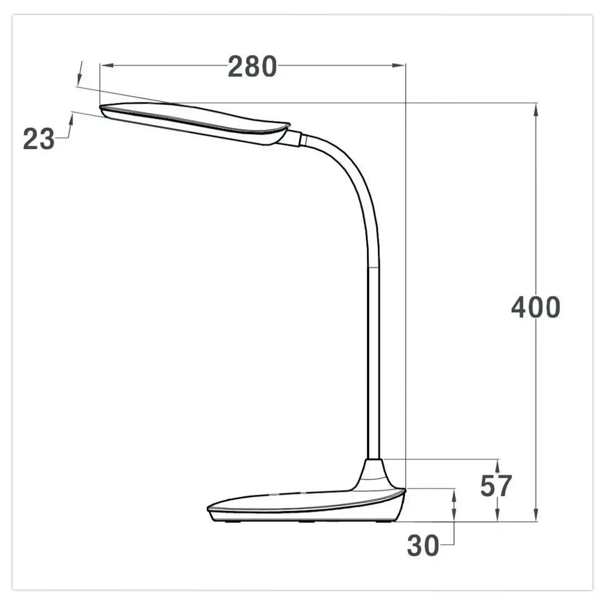 Lampe de bureau L&eacute;on &ndash; LED &ndash; Noir &ndash; Meet 