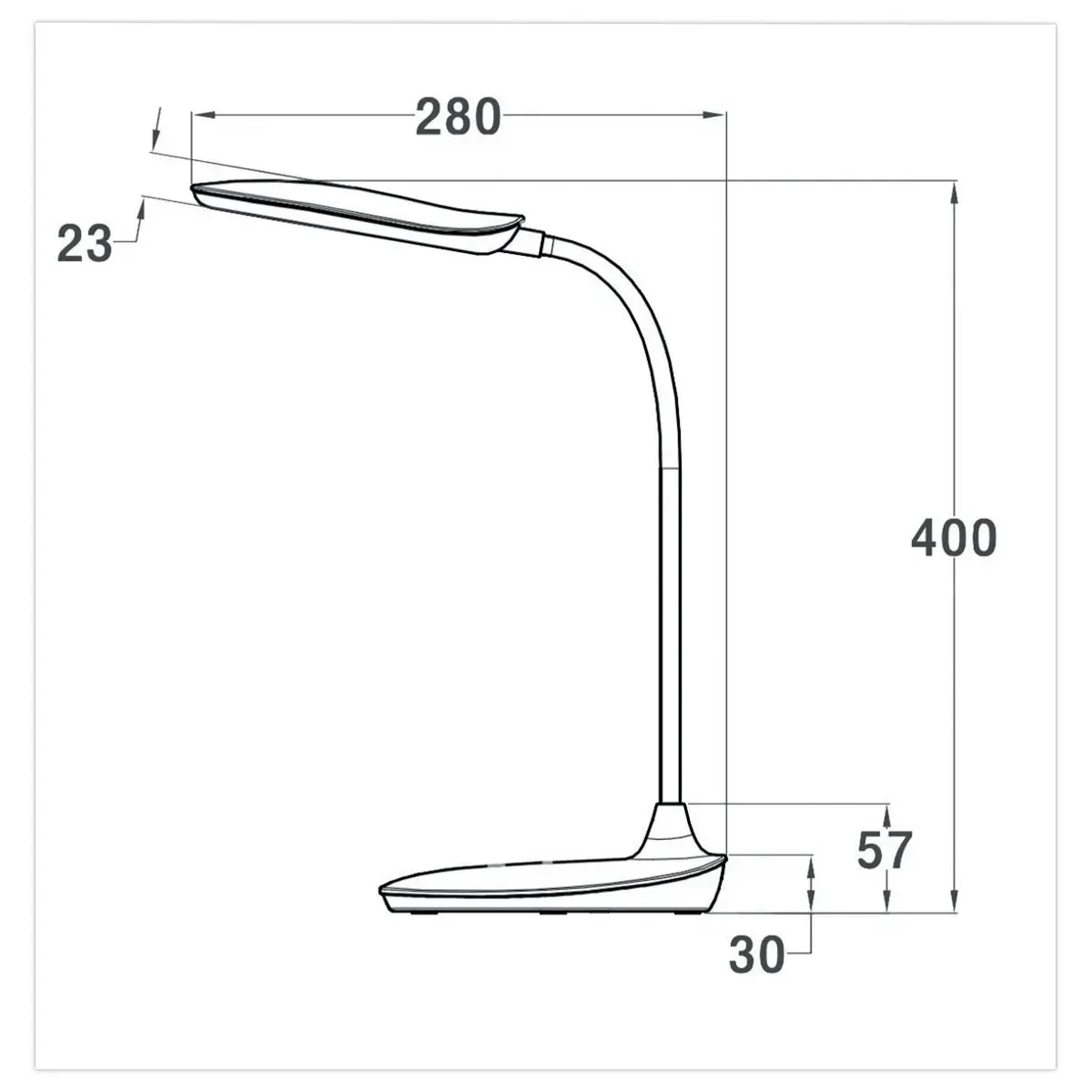 Lampe de bureau Léon – LED – Blanc – Meet