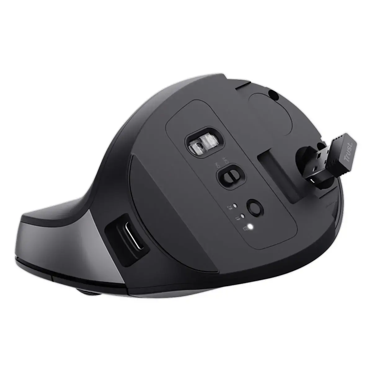Souris egonomique BAYO+ sans fil - Noire