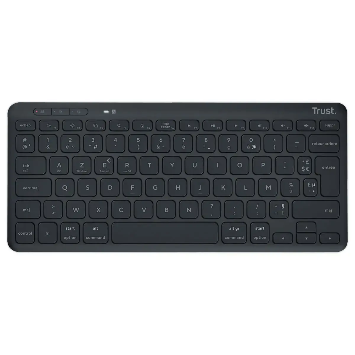 Clavier sans fil LYRA TRUST noir