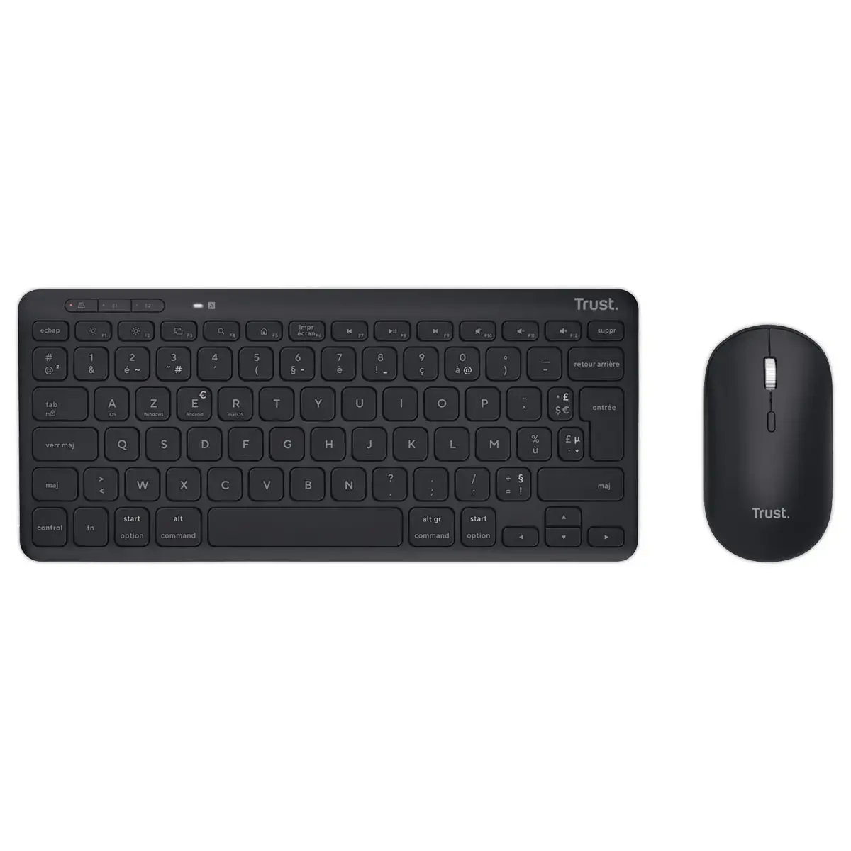 Pack clavier & souris sans fil LYRA Bluetooth - ECO - noir 