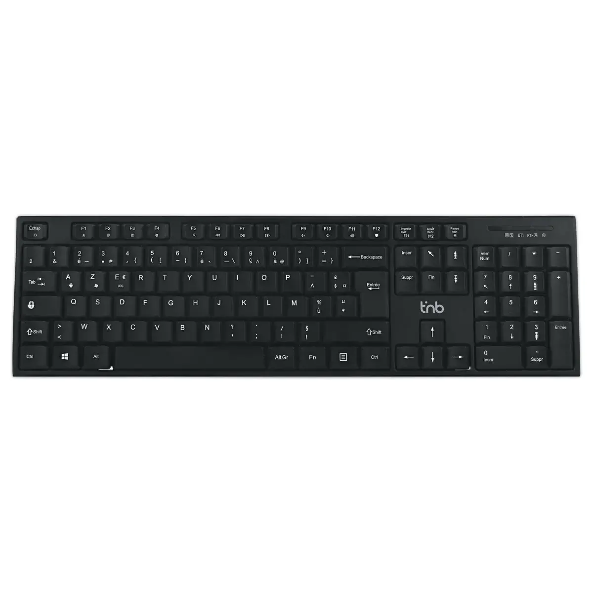 Clavier Bluetooth rechargeable - Noir