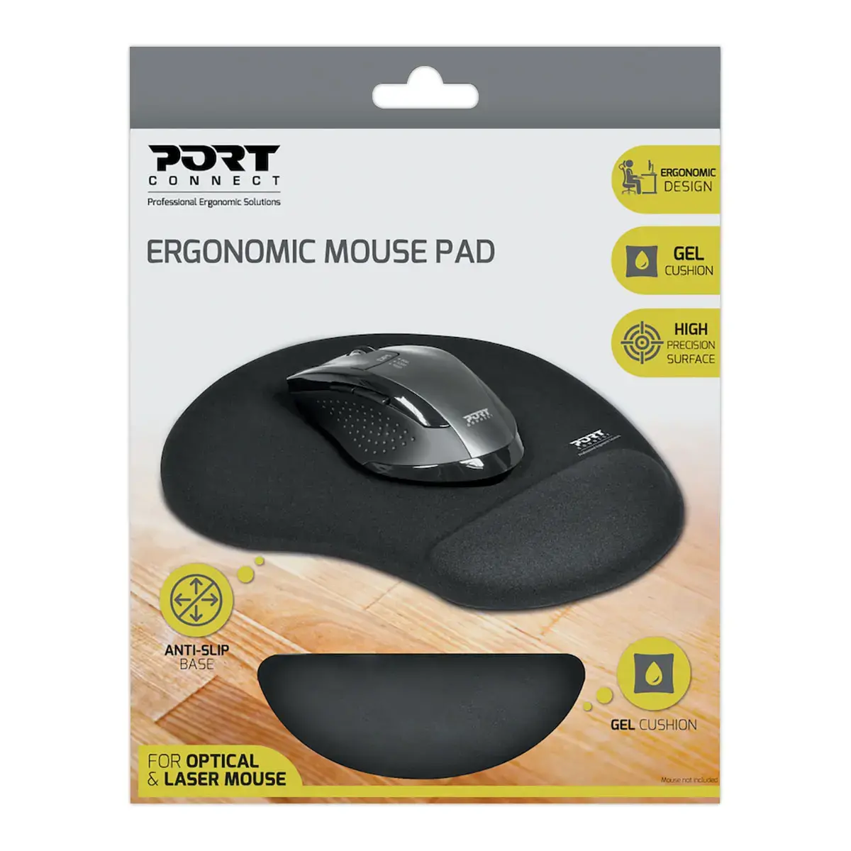 Tapis de souris ergonomique - Noir