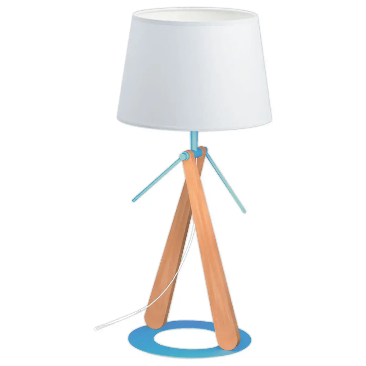 Lampe E27 ZAZOU bleu