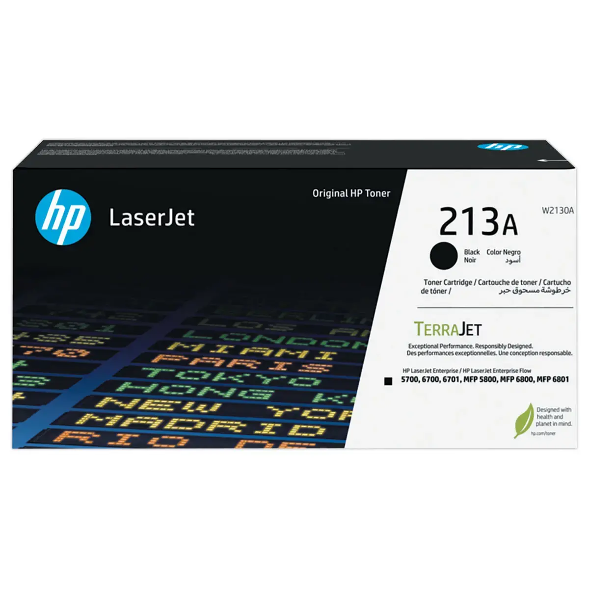 Cartouche de toner 213A LaserJet (W2130A) - Noir - HP 