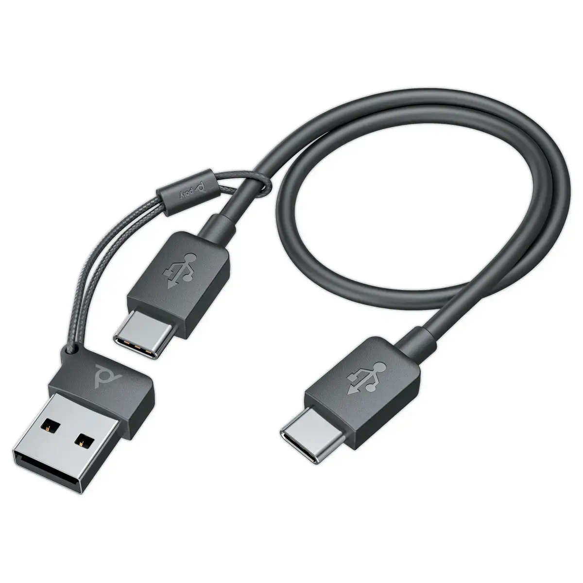 Casque bluetooth sans fil Poly VoyagerFocus 2 USB-C 