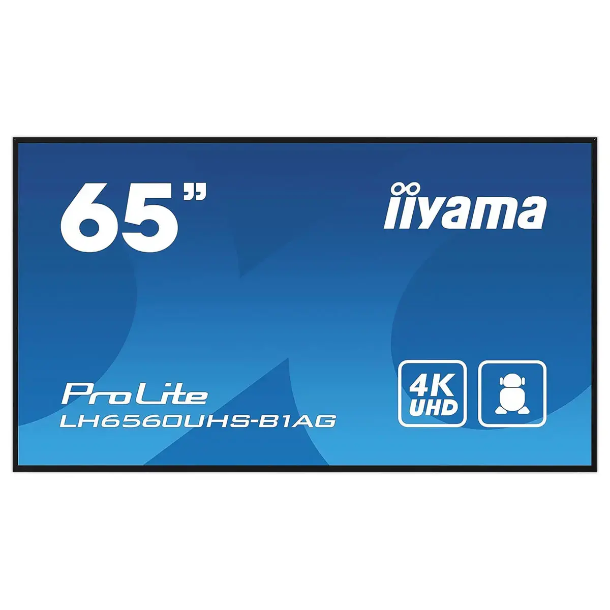 Ecran 65" IIYAMA + support mobile à roulettes