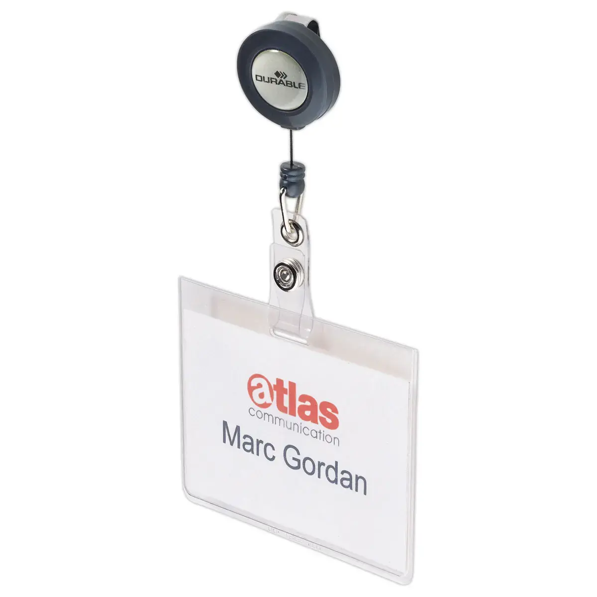 10 Enrouleurs pour porte-carte magn&eacute;tique - DURABLE 