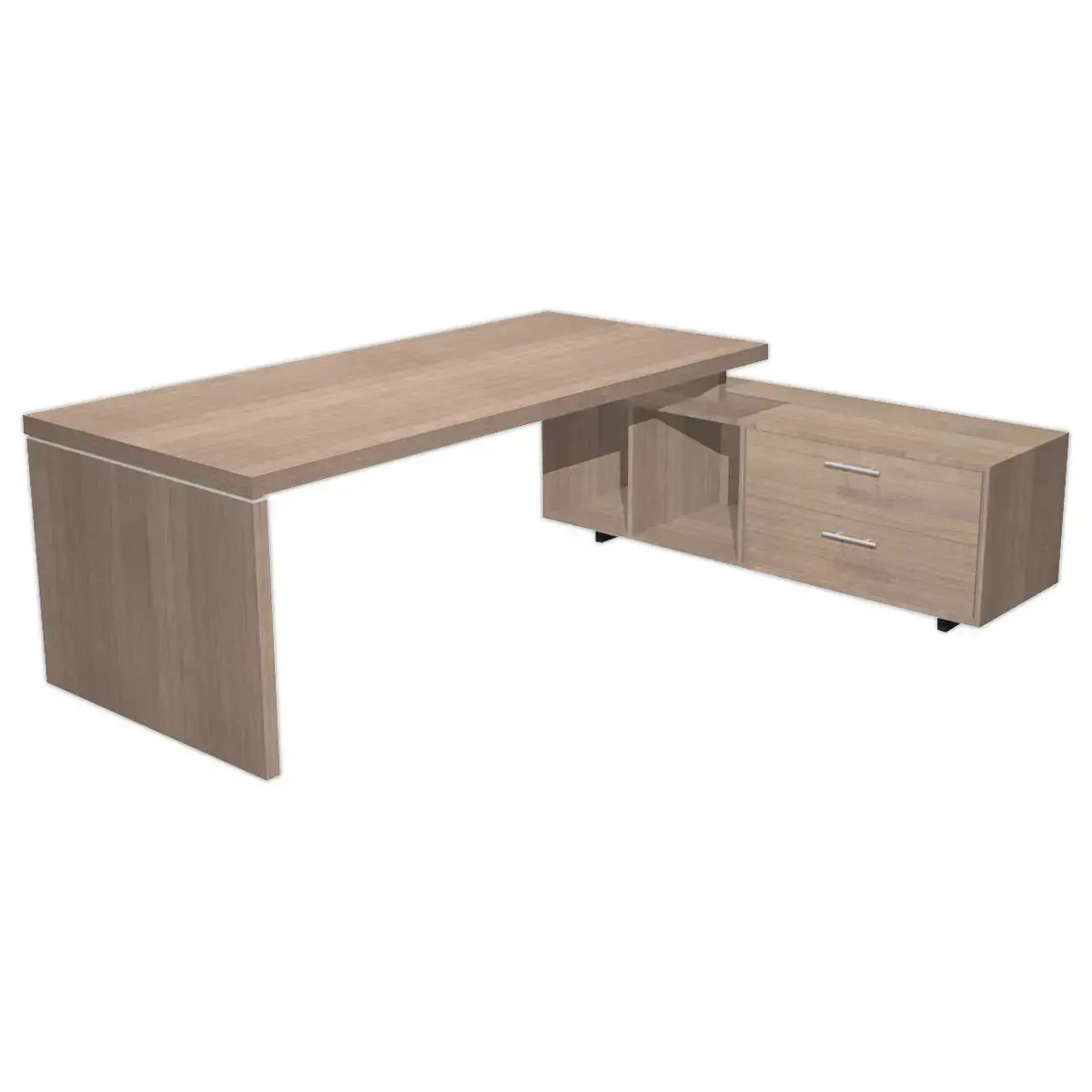 Bureau direction FLORENCE crédence pieds panneaux