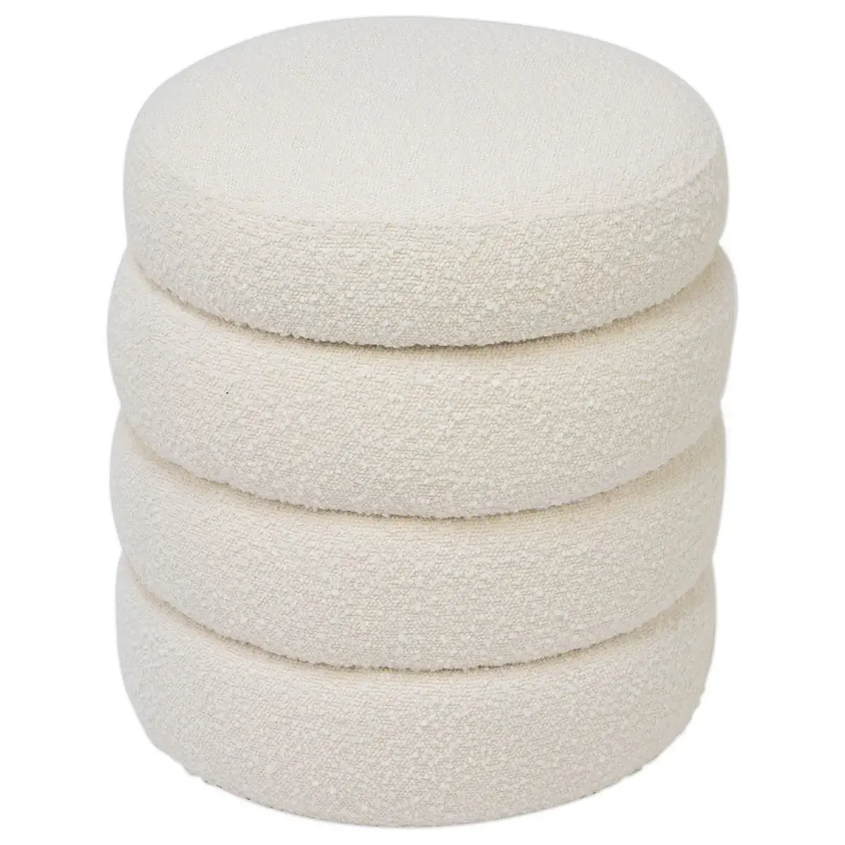 Pouf rangement bouclette 