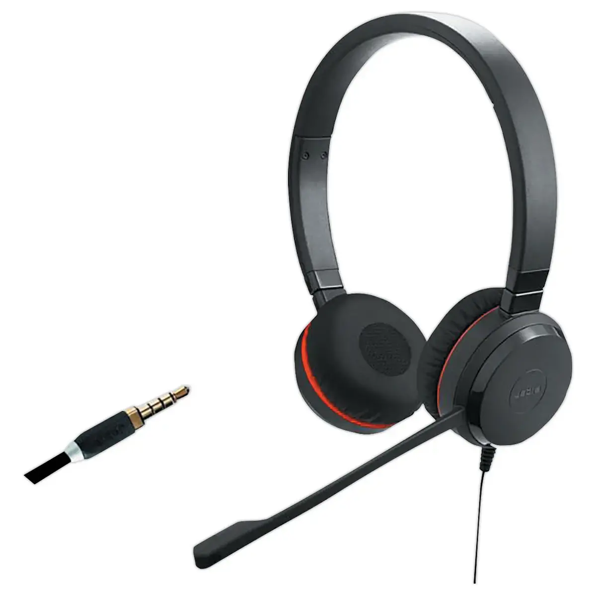 Casque t&eacute;l&eacute;phonique filaire JABRA Evolve  30 DUO JACK 