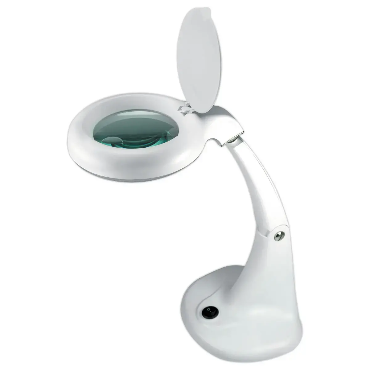 Lampe de bureau avec loupe UNILUX - Blanc 