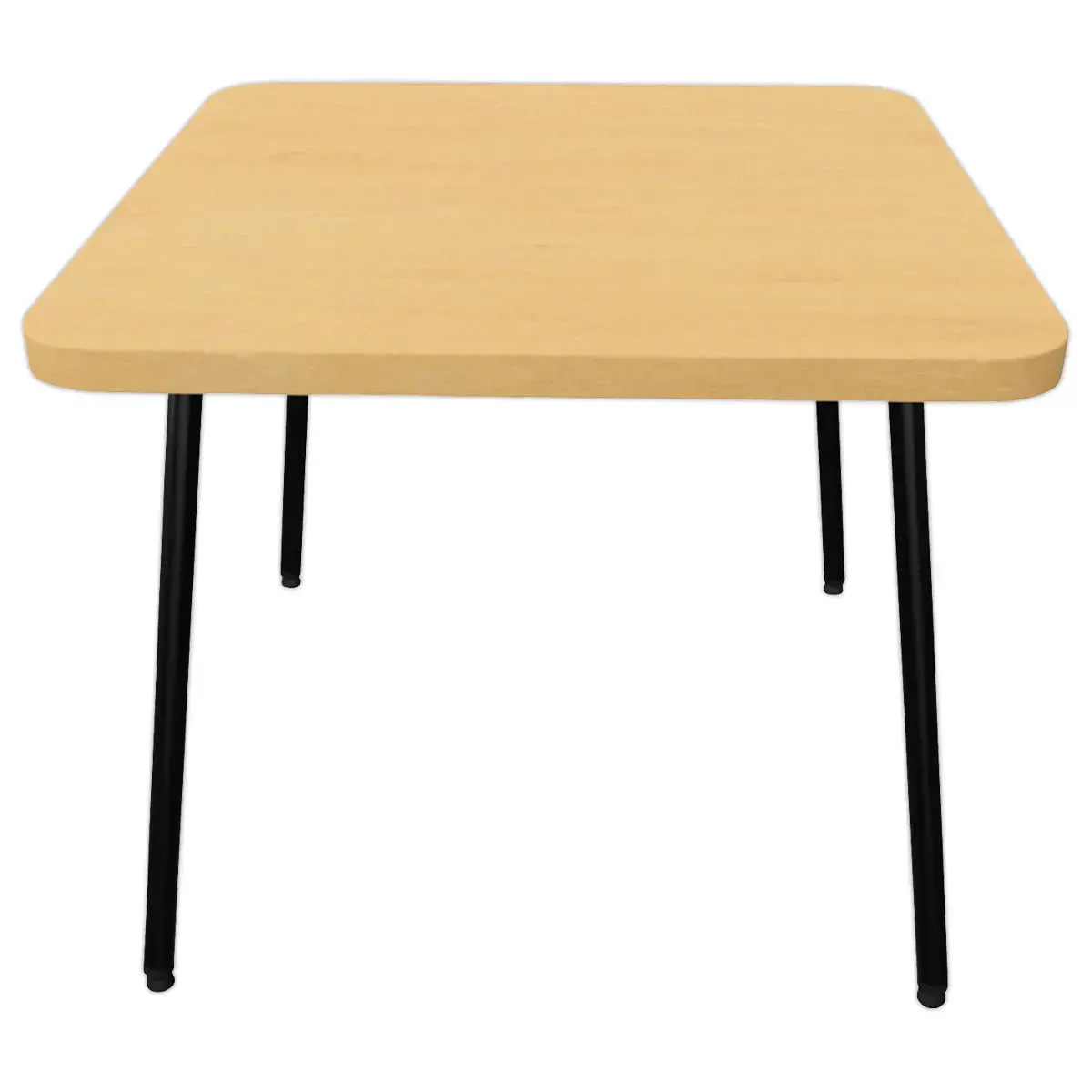 Table basse 55 x 55 pied noir 