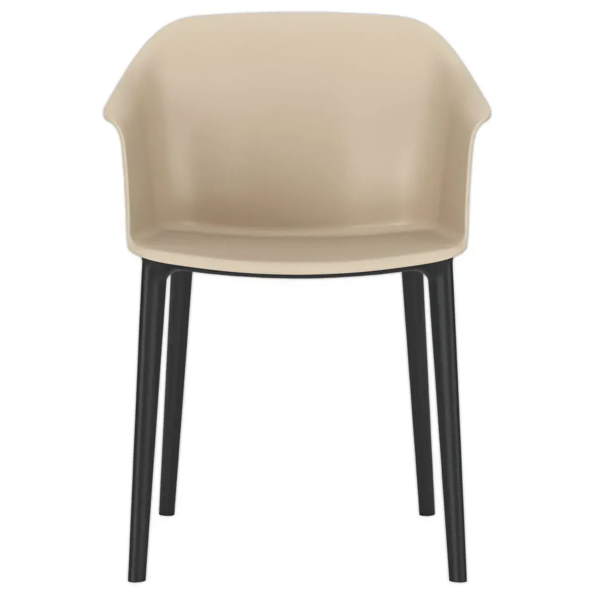 Fauteuil polypro intérieur/ extérieur beige