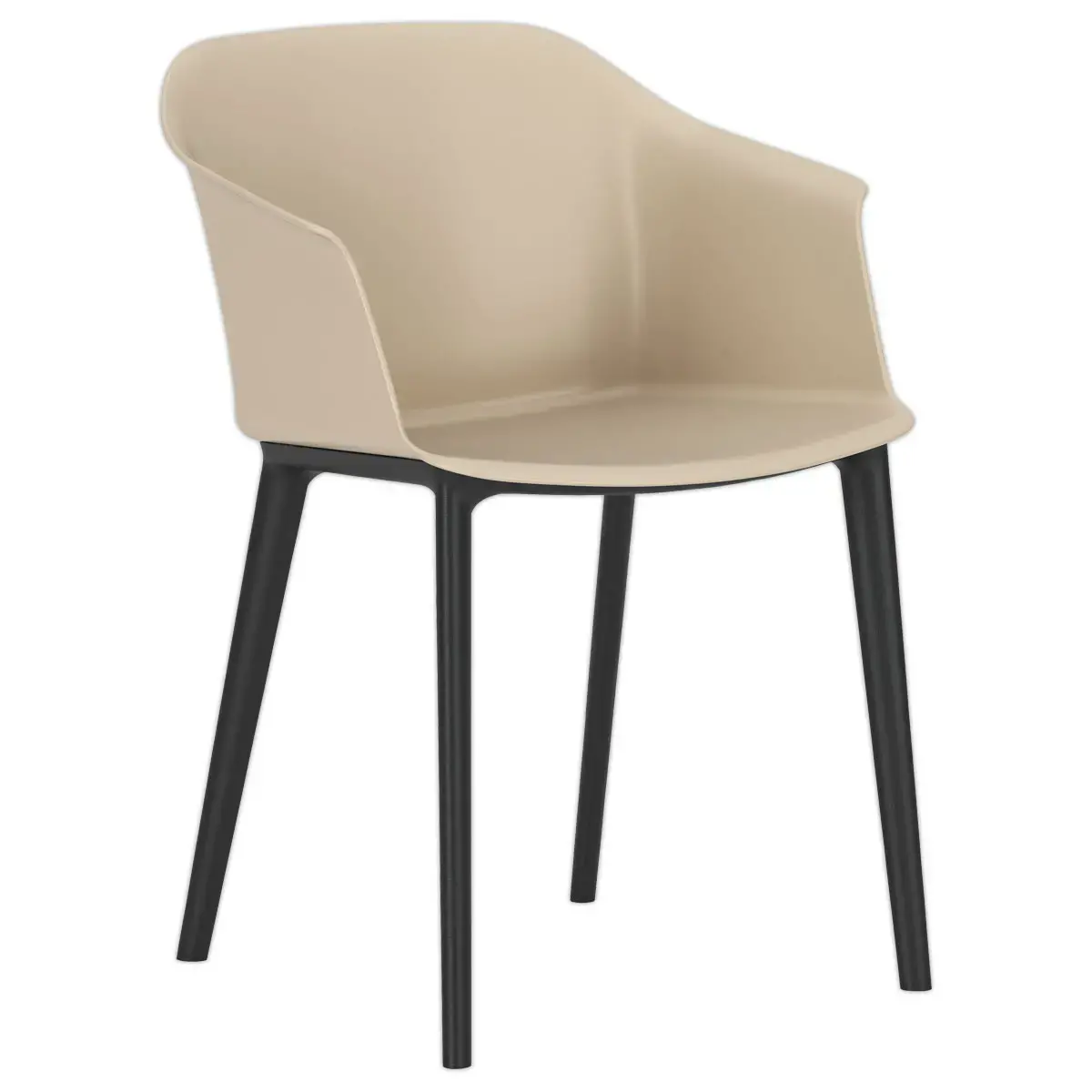 Fauteuil polypro intérieur/ extérieur beige