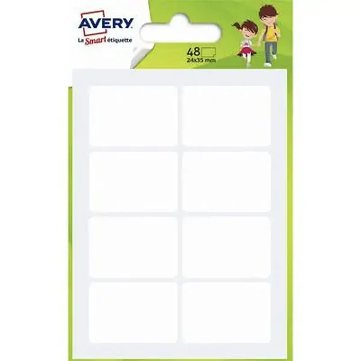 10 paquets de 48 étiquettes multi-usage blanches Avery