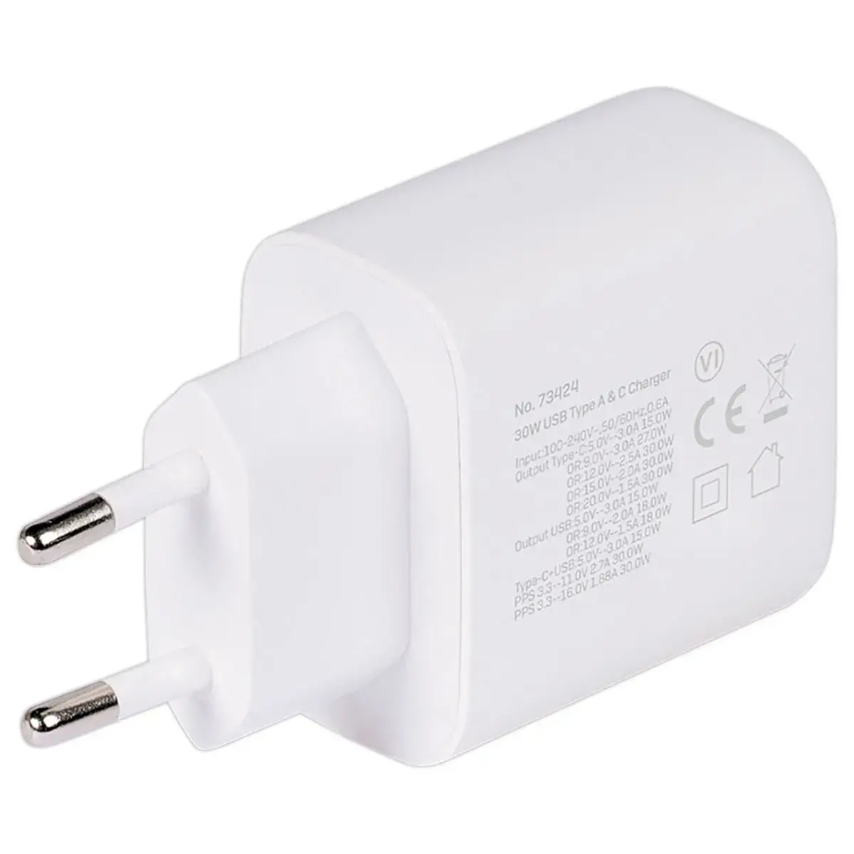 Chargeur USB Type A & C 30W 