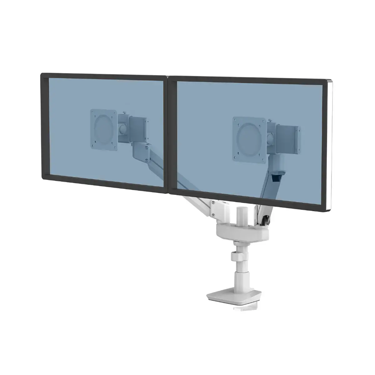 Bras porte-écran Top Mount Tallo compact - Double - Blanc - Fellowes