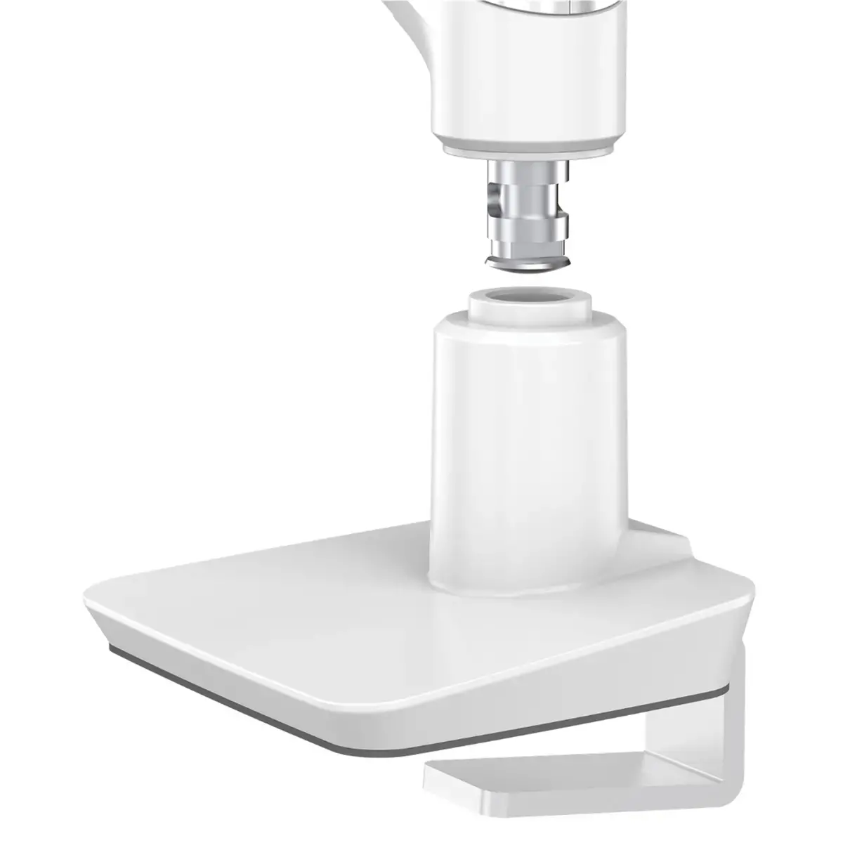 Bras porte-écran Top Mount Tallo compact - Double - Blanc - Fellowes