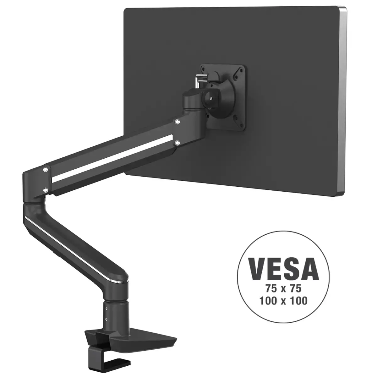 Bras porte-écran Top Mount Tallo - Simple - Noir - Fellowes