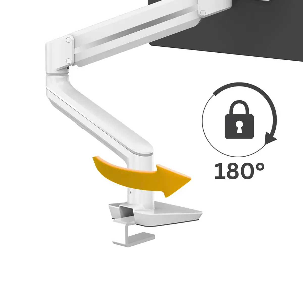Bras porte-écran Top Mount Tallo - Simple - Blanc - Fellowes
