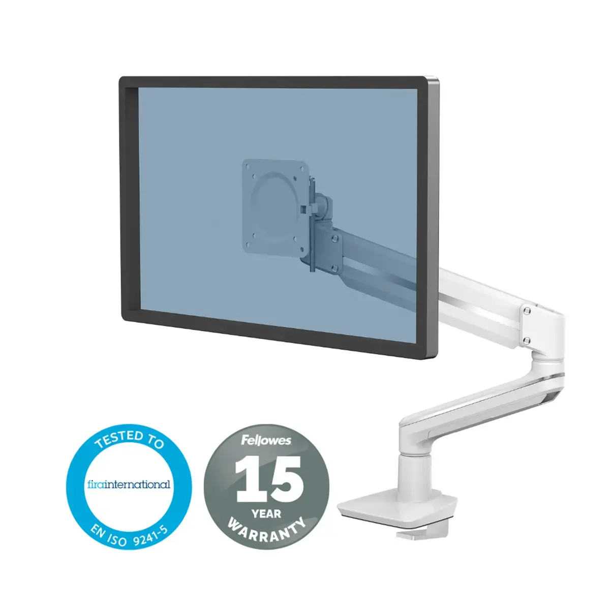 Bras porte-écran Top Mount Tallo - Simple - Blanc - Fellowes