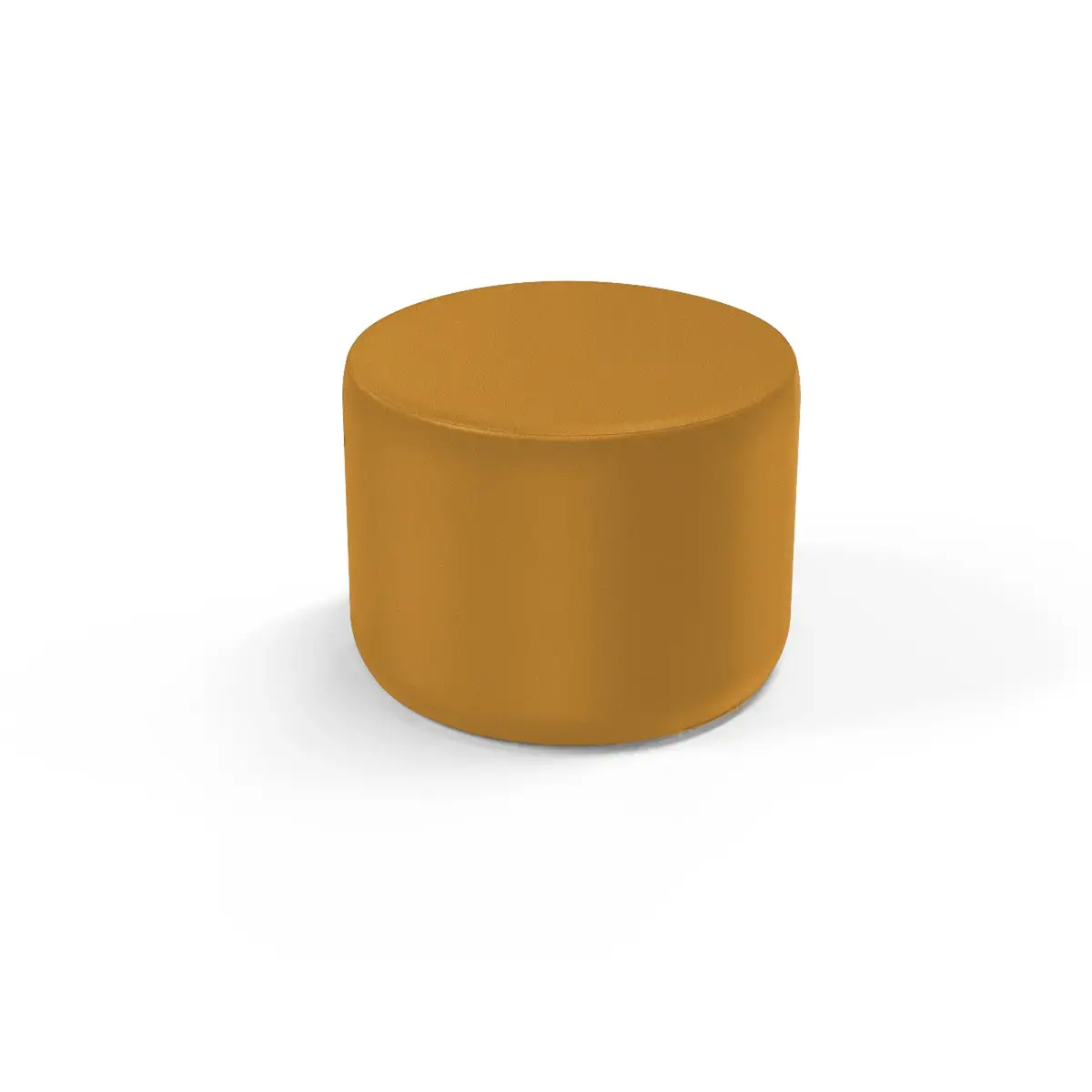 Pouf rond - Jaune - Alba