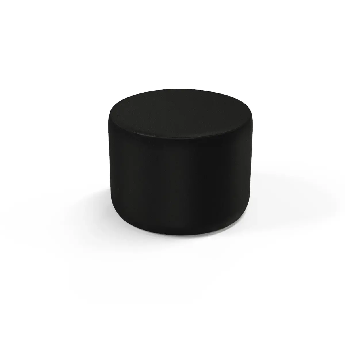 Pouf rond - Noir - Alba