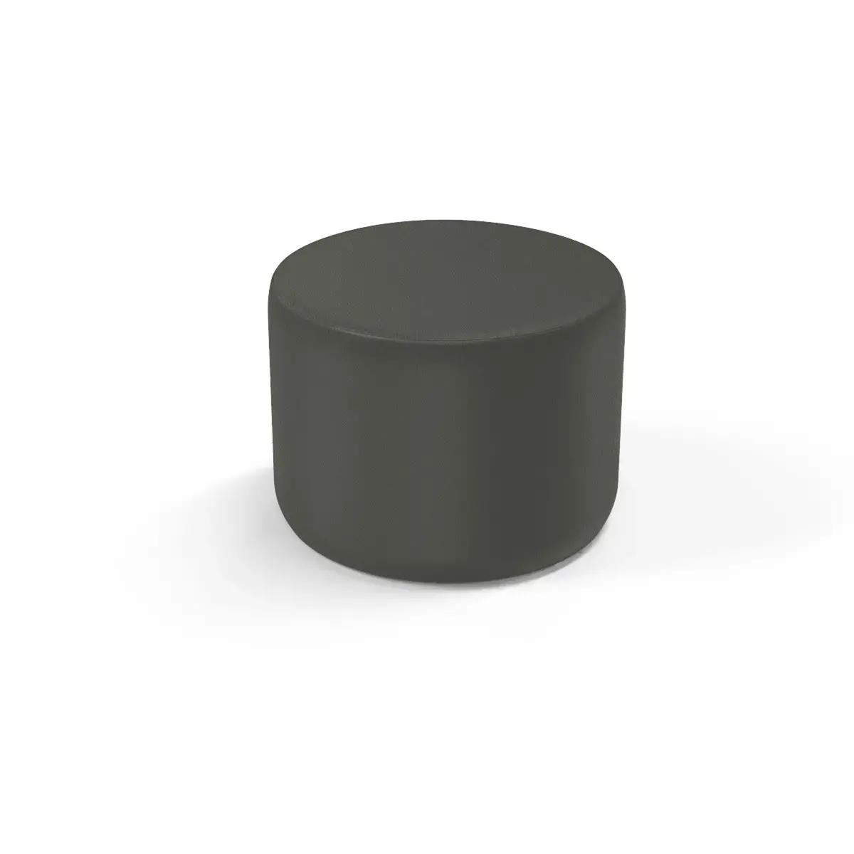 Pouf rond - Gris - Alba 