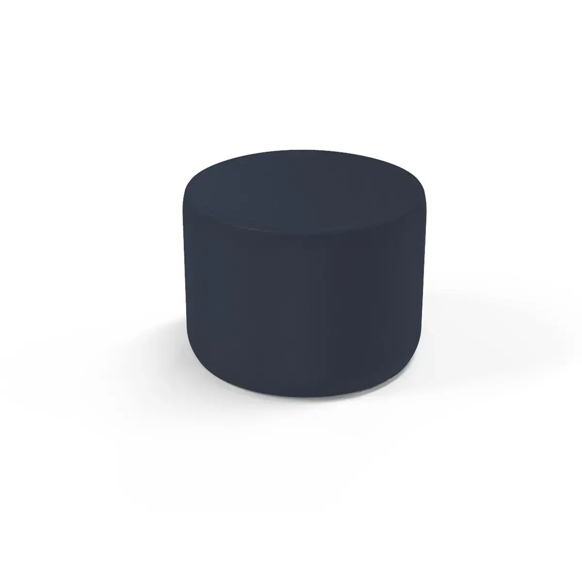 Pouf rond - Bleu foncé - Alba