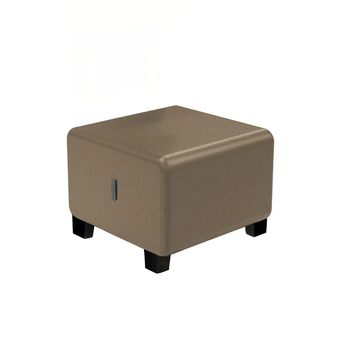 Pouf 1 place - Taupe - Alba