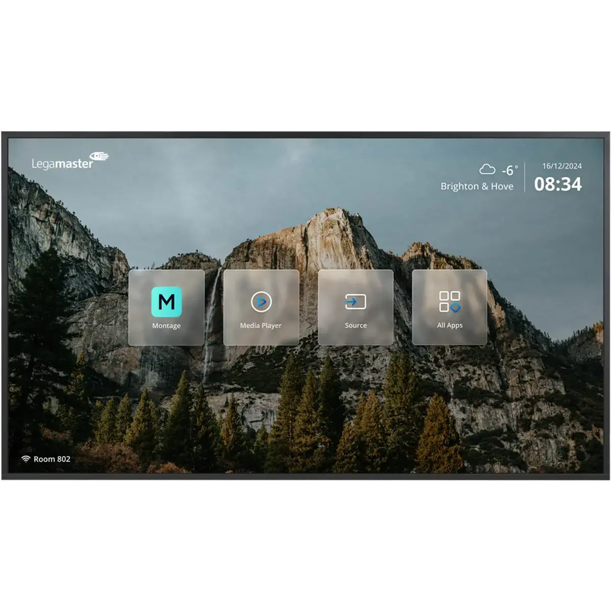 &Eacute;cran d'affichage 4K - 75 pouces - Legamaster 