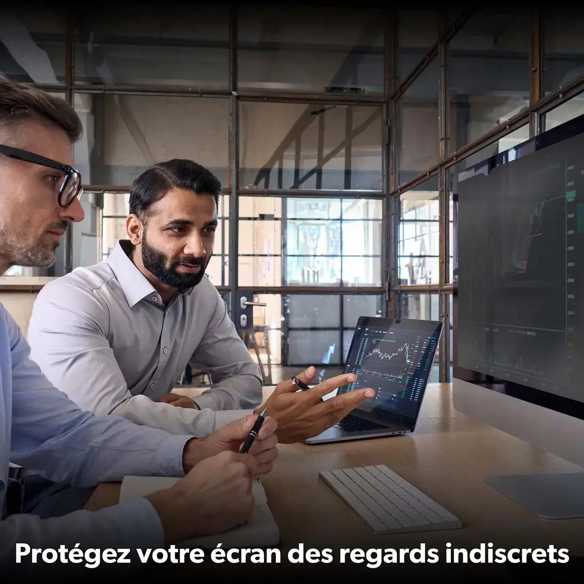Filtre de confidentialité - Ecran 24" - T'nB