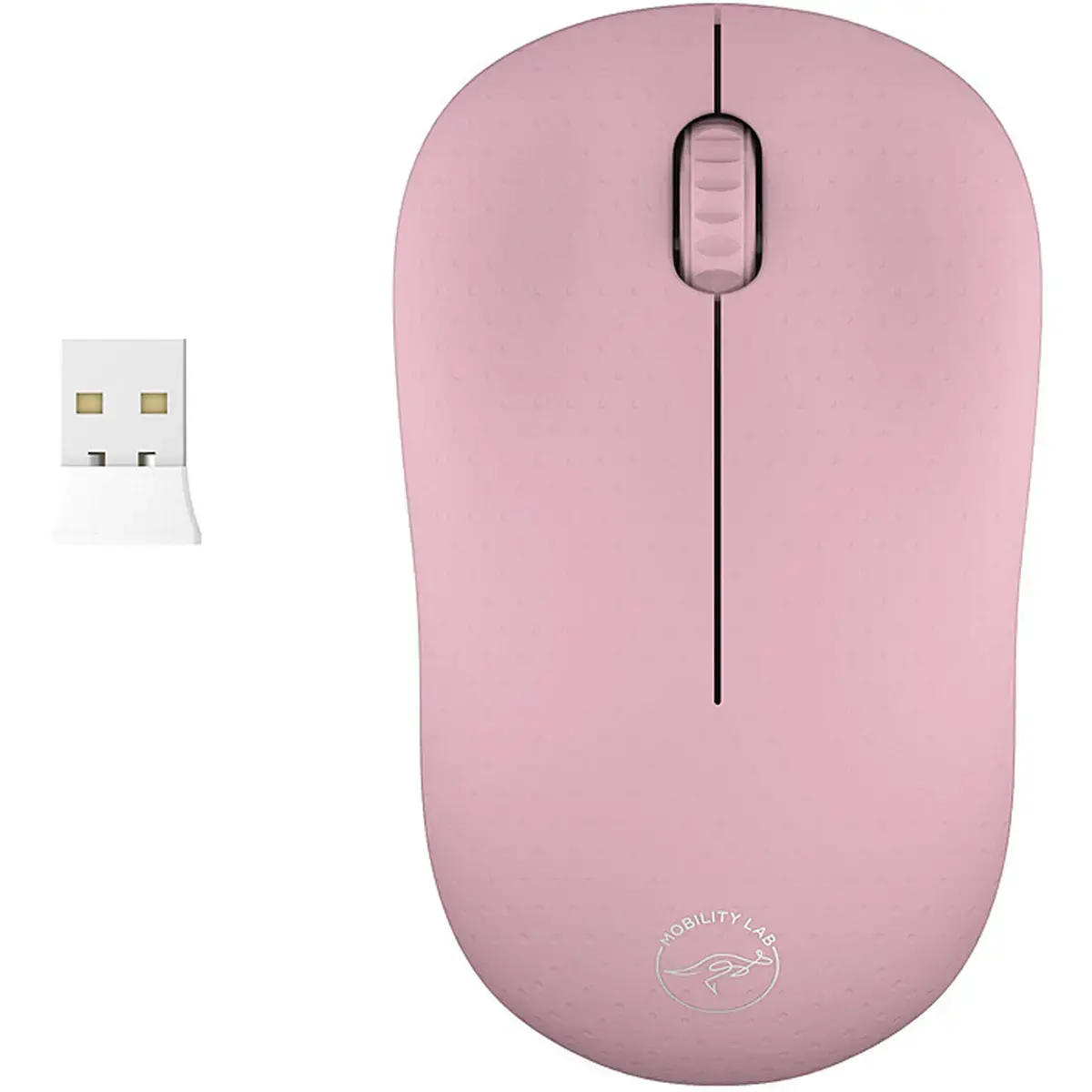 Souris sans fil - Ambidextre - Rose - Mobility Lab