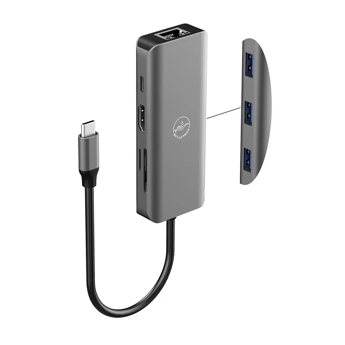 Hub USB-C - 8 en 1 - Mobility Lab