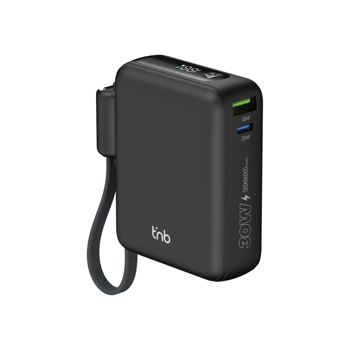 Batterie externe - Câble USB-C - 30W - T'nb