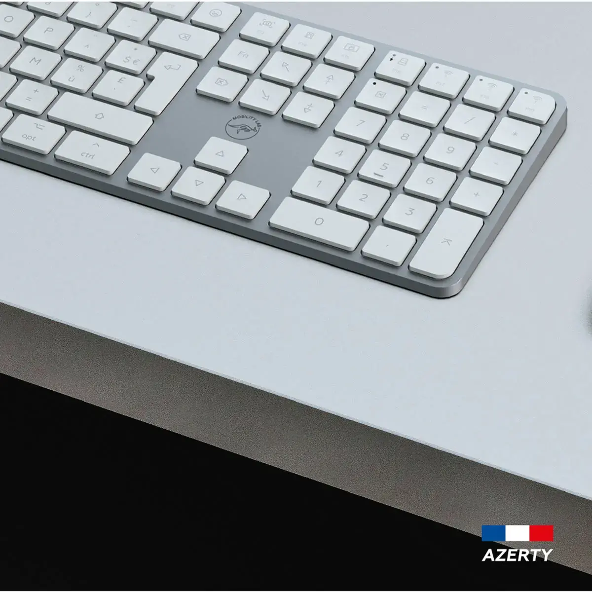 Clavier sans fil - Blanc - Mobility Lab