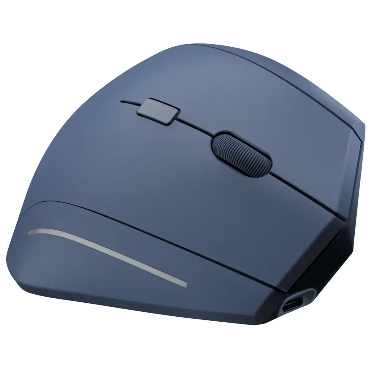 Souris ERGO sans fil - Verticale - Rechargeable - Bleu - T'NB