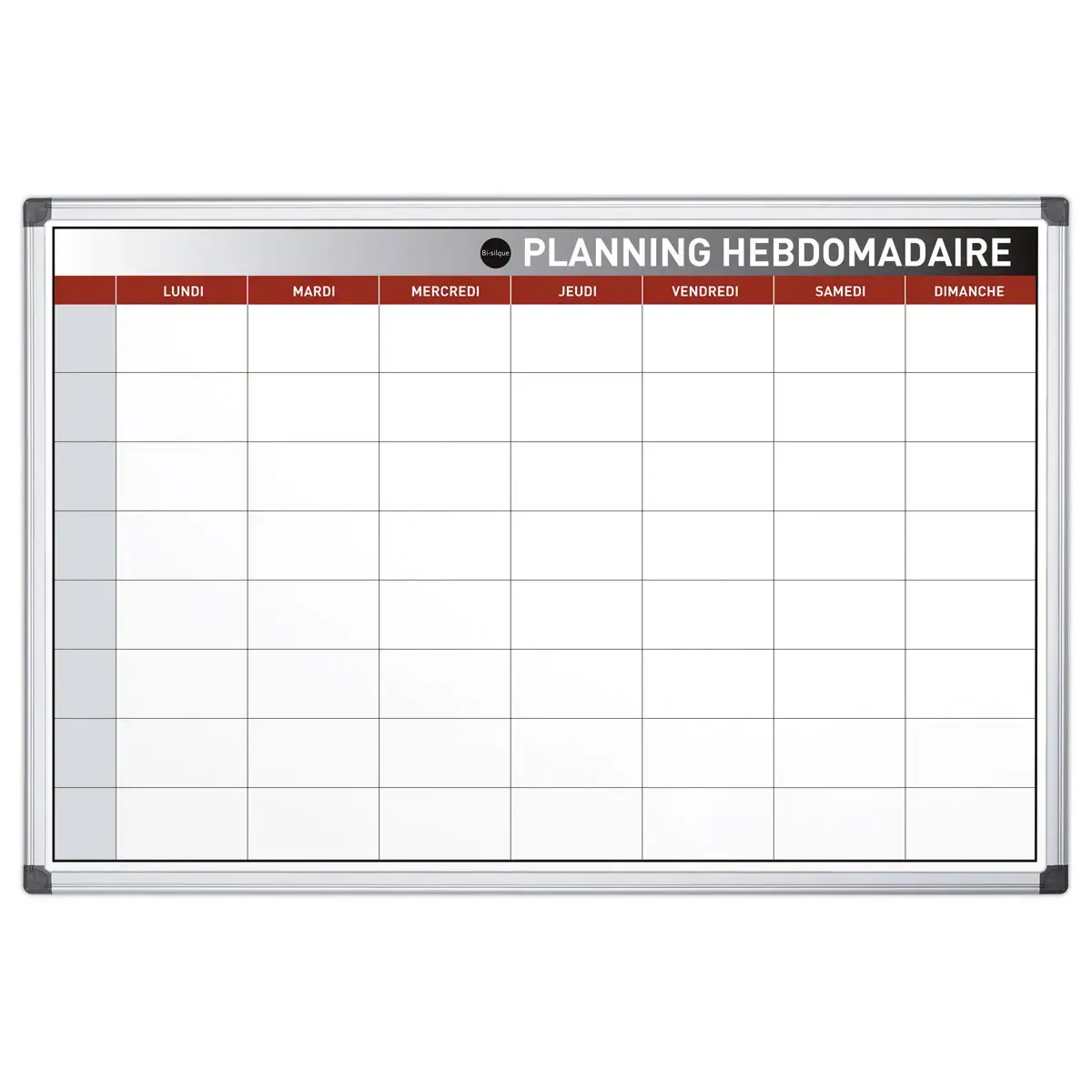 Planning magn&eacute;tique hebdomadaire - Bi-Office 