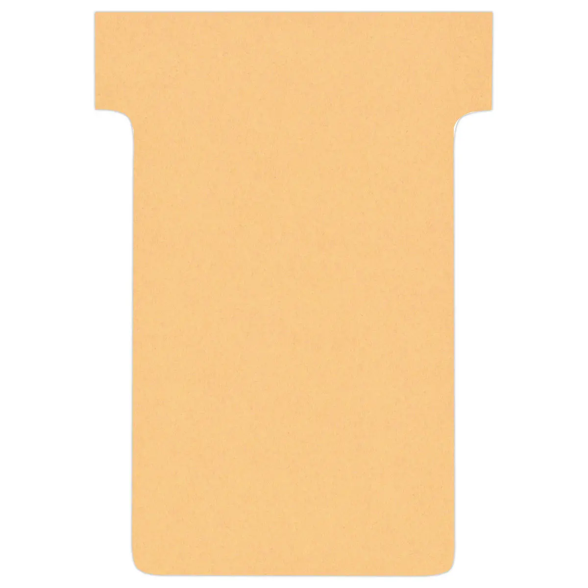100 Fiches T pour planning - Taille 2 - Beige - Nobo 